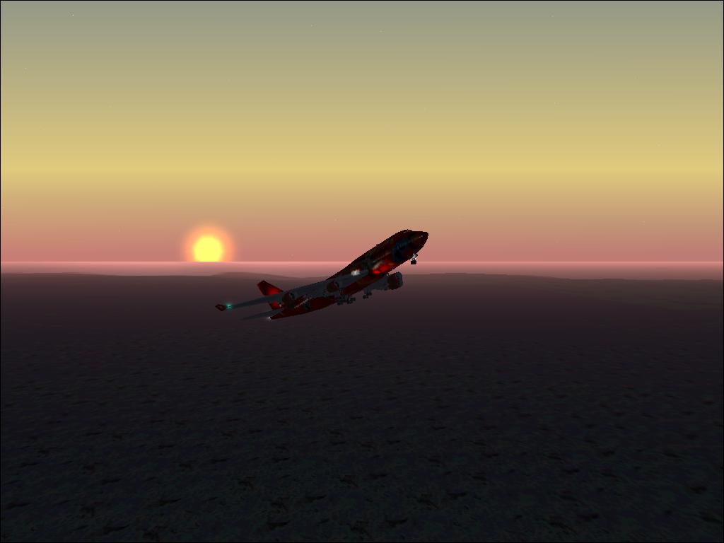 Sunset At Antartica.