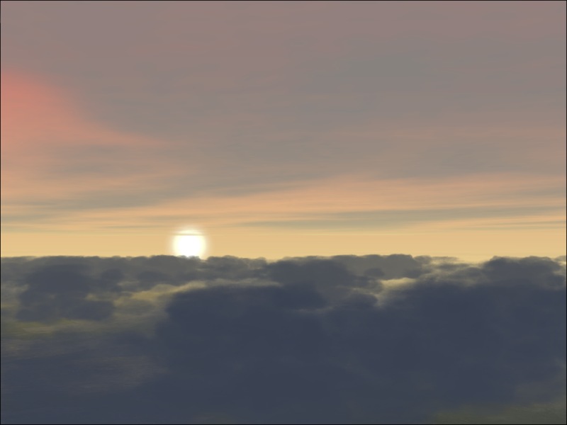 The Best Sunset In FS2002 History!