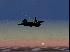 The Black Bird arrives at the sunset
