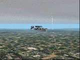 Radar Grunman in thunder storm