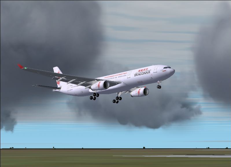 A330 landing in Kuala Lumpur