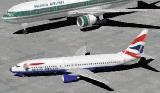 Fs2002 Boeing 737-400 Ba Flag Livery This Is A High Quality Rendering Of The Default Boein — 1