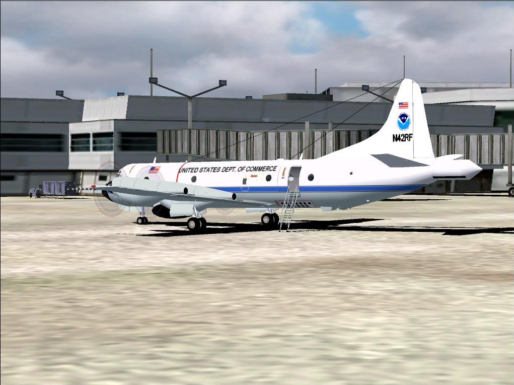 Lockheed WP-3D Hurricane Chaser at O'Hare