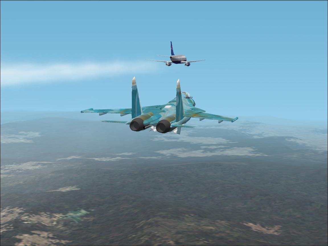 SU27andB732