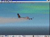 B747 Pss passing an amazing clouds...