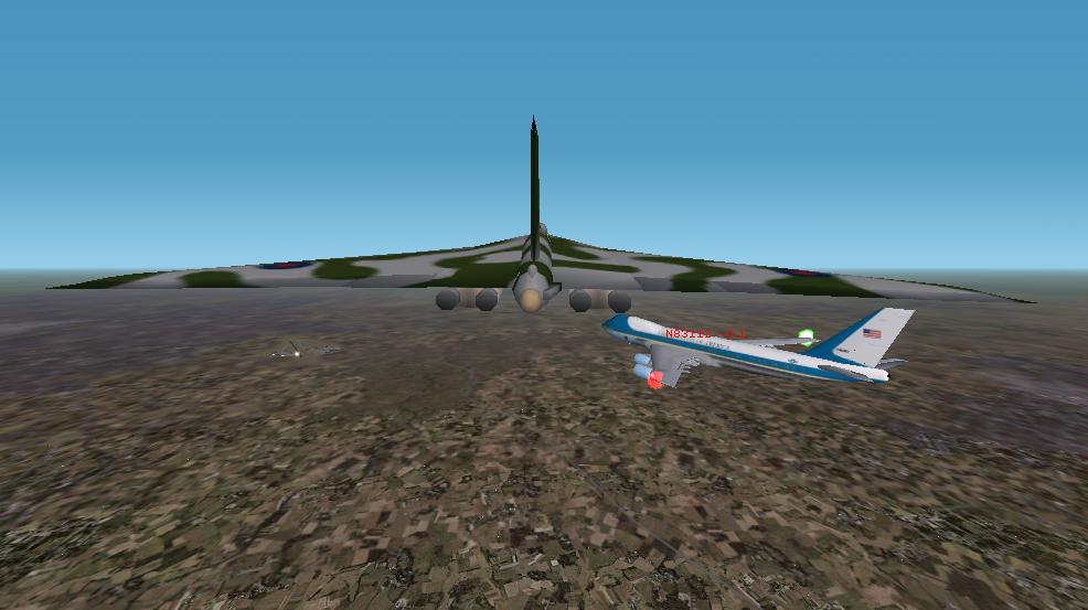 Vulcan and Airforce 1
