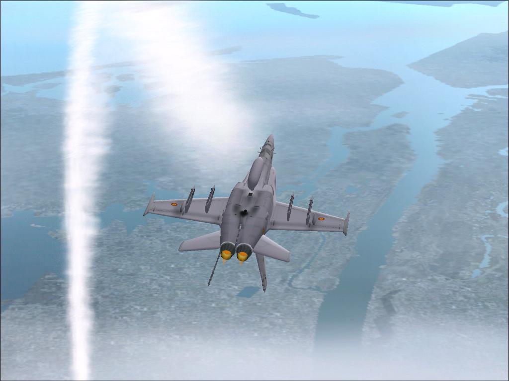 Going into a stall at 55,000ft.