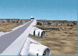 seconds before touchdown