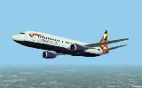 Fs2002, Deutsche Ba, Boeing 737-400 Textures Repaint Of The Default Boeing 737-400 By Muta — 1