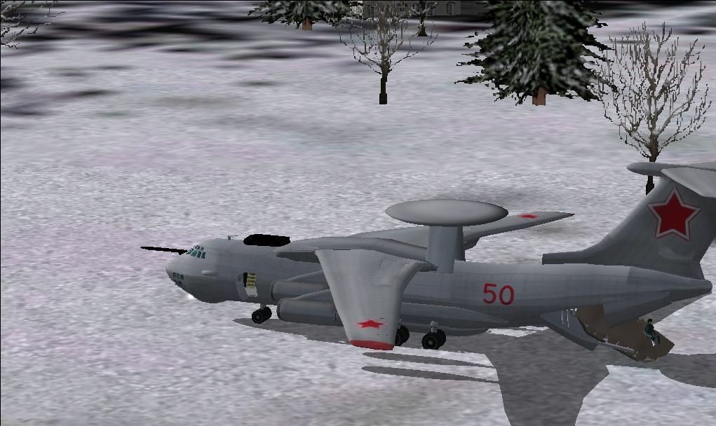 Ilyushin A-50 Mainstay Front