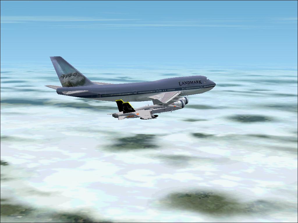 747 formation f/a-18