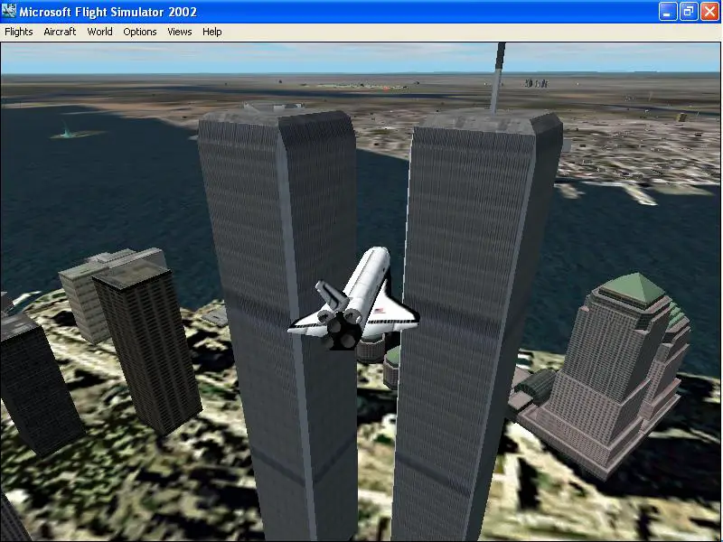 WTC with Space Shuttle