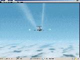 Hawaiian MD-80 at high altitude