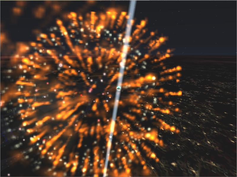 ufo fireworks