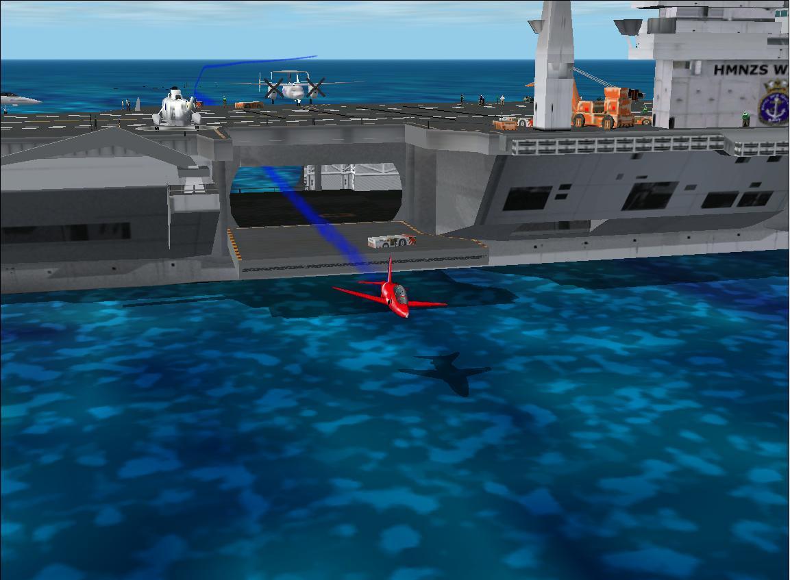 Hawk through carrier