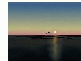 747 sunset