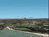 Turning Final for Cardiff