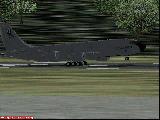 Boeing KC-135 touchdown