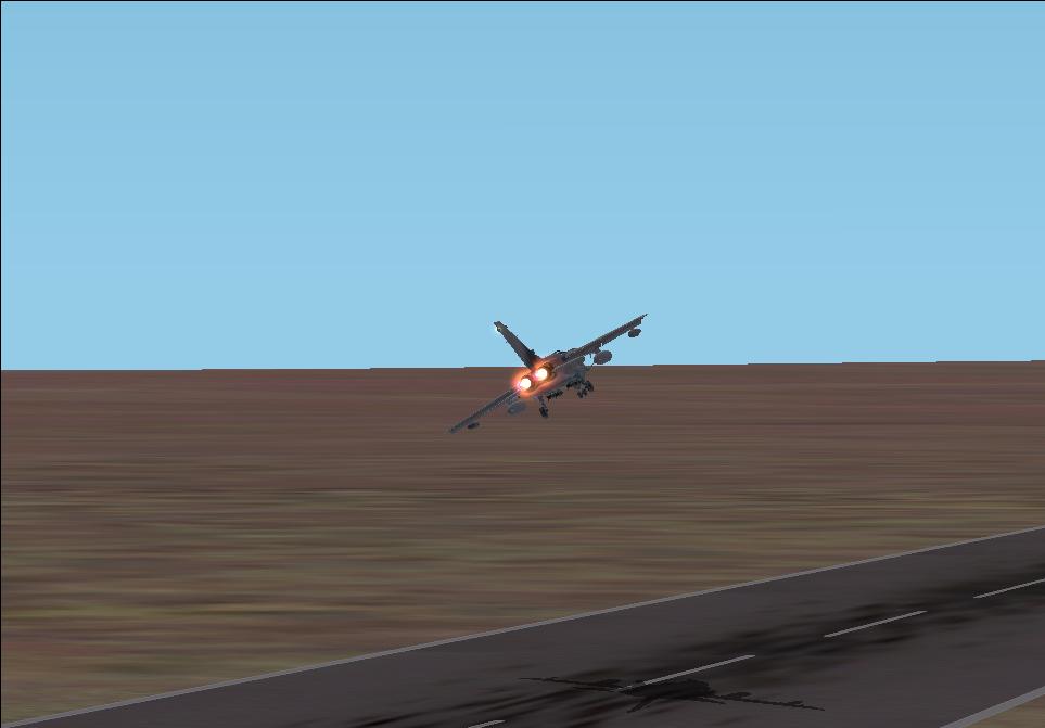 Tornado taking off in kuwait
