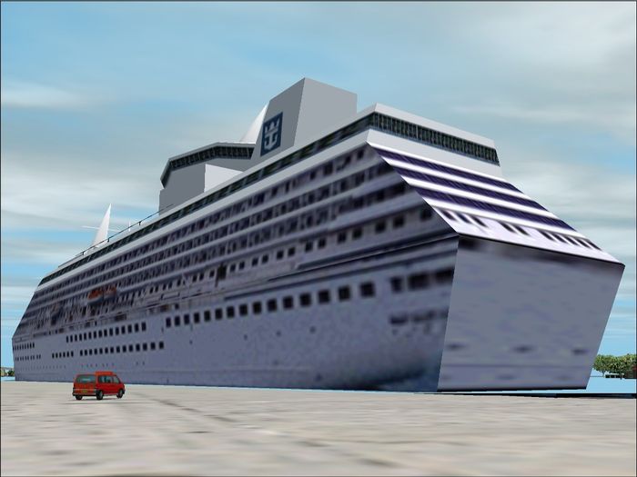 Cruise ship.