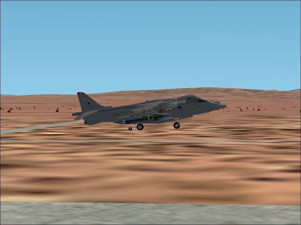 Nice Harrier GR7 in the hover