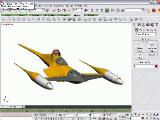 Very Detailed Fs2002 Naboo Fighter Model With R2 Droid & Naboo Pilot Free Max2.X Model Fro