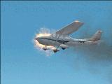 Fs2002 Aircraft-Cessna 182 Engine Fire — 1