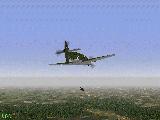 Over the target