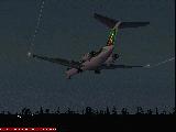MD80 on final