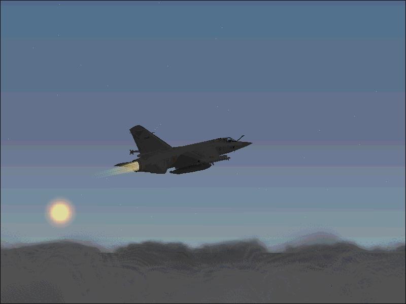 Climbing at dawn