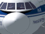 Aeroflot in trees