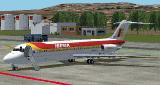 Iberia Mcdonnell Douglas Dc9-32 Martin Alonso Pinzon, Registration Ec-Cgn — 1