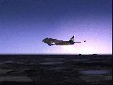SAA 744 over the beautiful African skies at dawn.