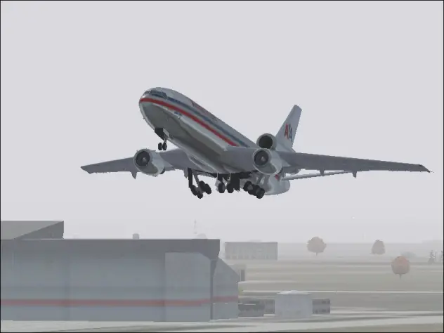 American DC-10 Takeoff