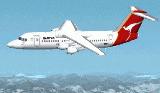 Fs2002 Bae 146-300 Qantas Airlines — 1