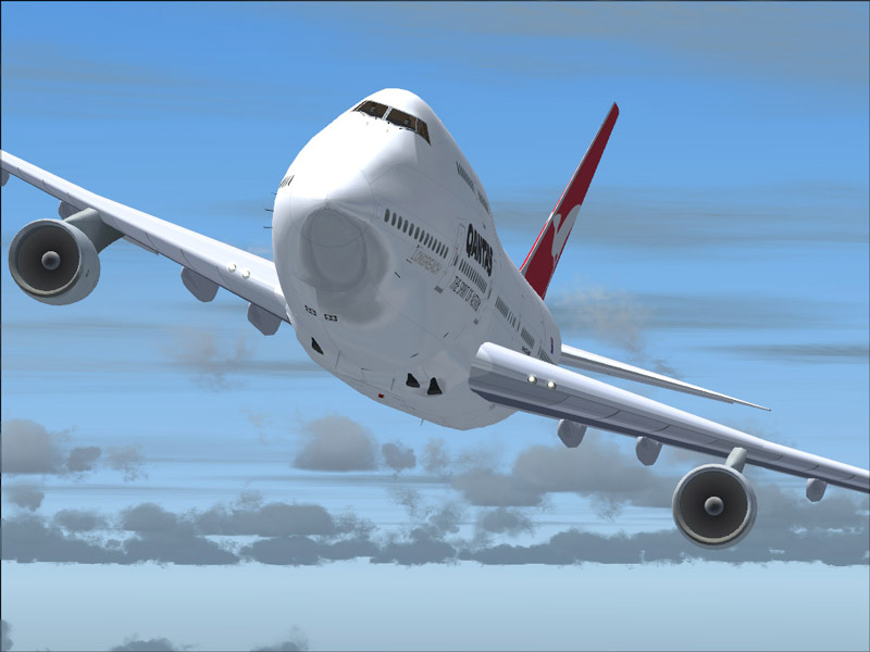 Nice and big Boeing 747 Qantas