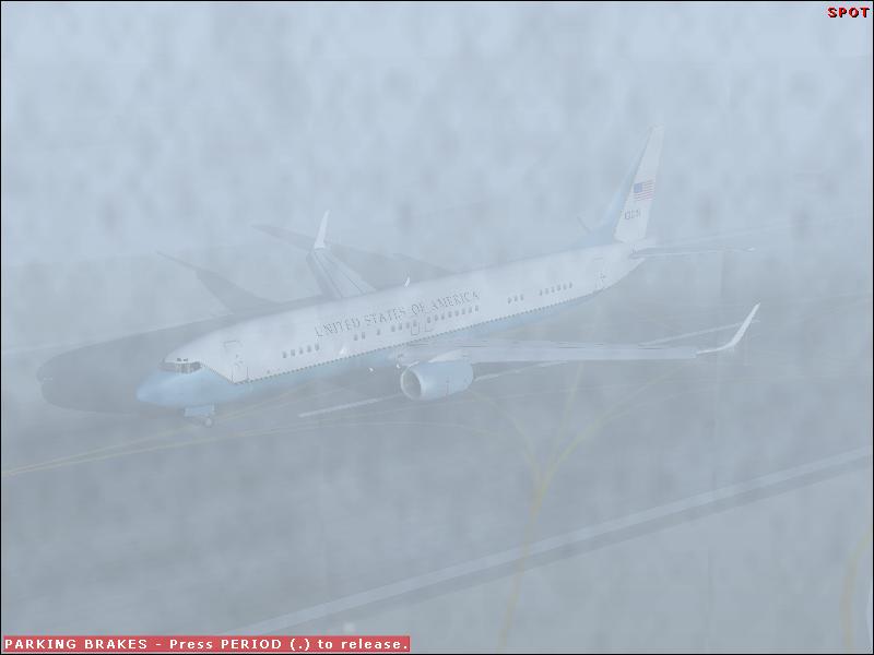 C-40 B/C waiting to takeoff