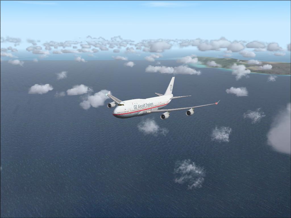 747-400 Over Teneriffe