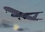 777-200 take off