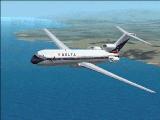 Fs2002 Delta B727-200, 70S Delivery Colors — 1
