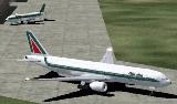 Only For Fs2002 Boeing 777-300 This Is Repaint Of B 777 (Default Fs 2002) In Alitalia Live — 1