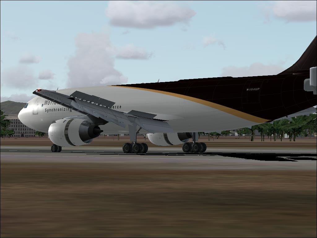 UPS A300 Landing