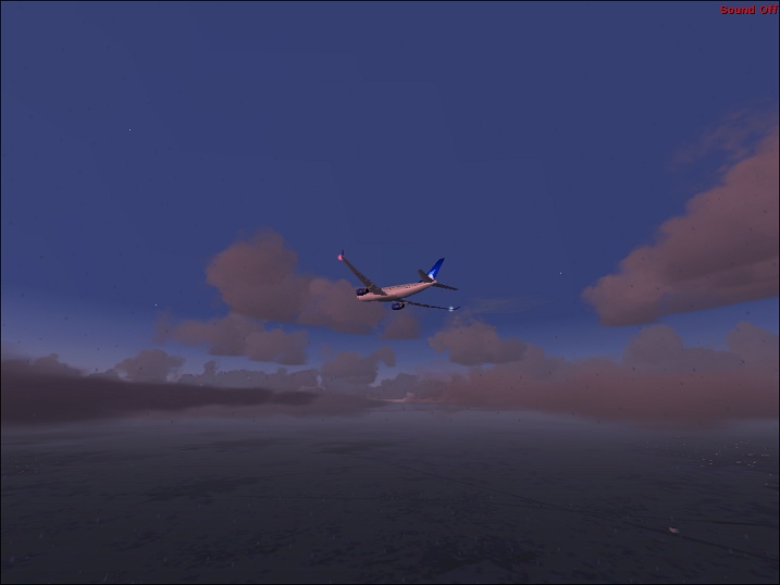 Transat headed to the sky