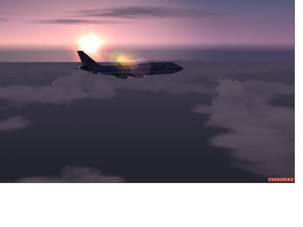 747 sunrise