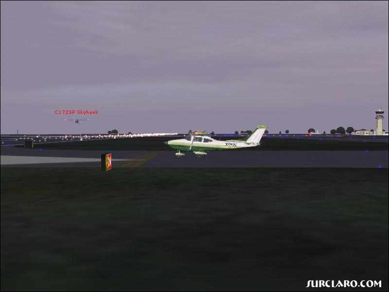 Cesna 182s weating for depart. at Providence