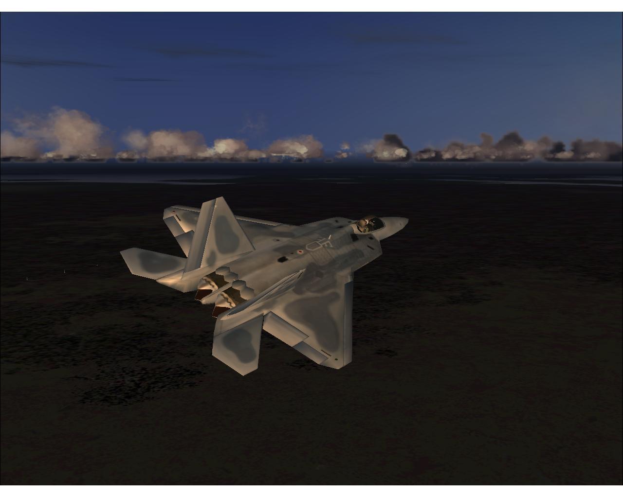F22 over Kuwait