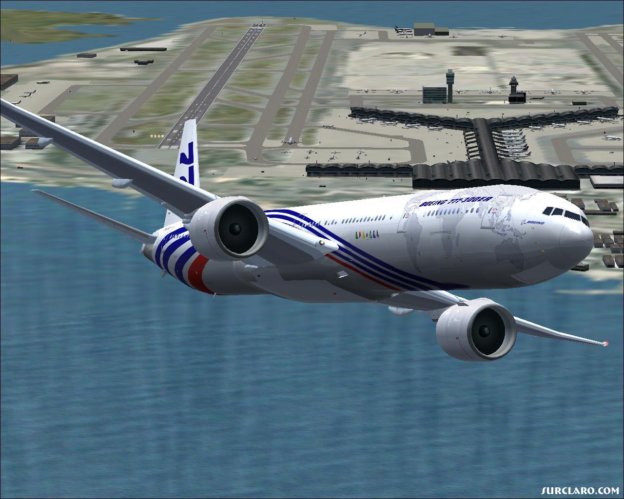 Take off from Honk Kong Intl
