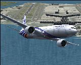 Take off from Honk Kong Intl