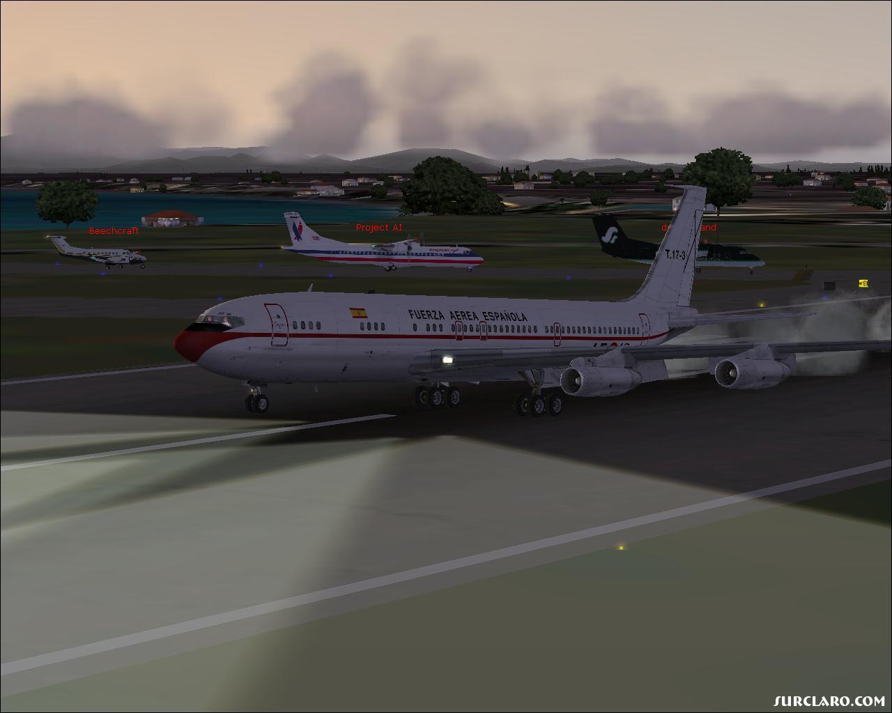707 landing