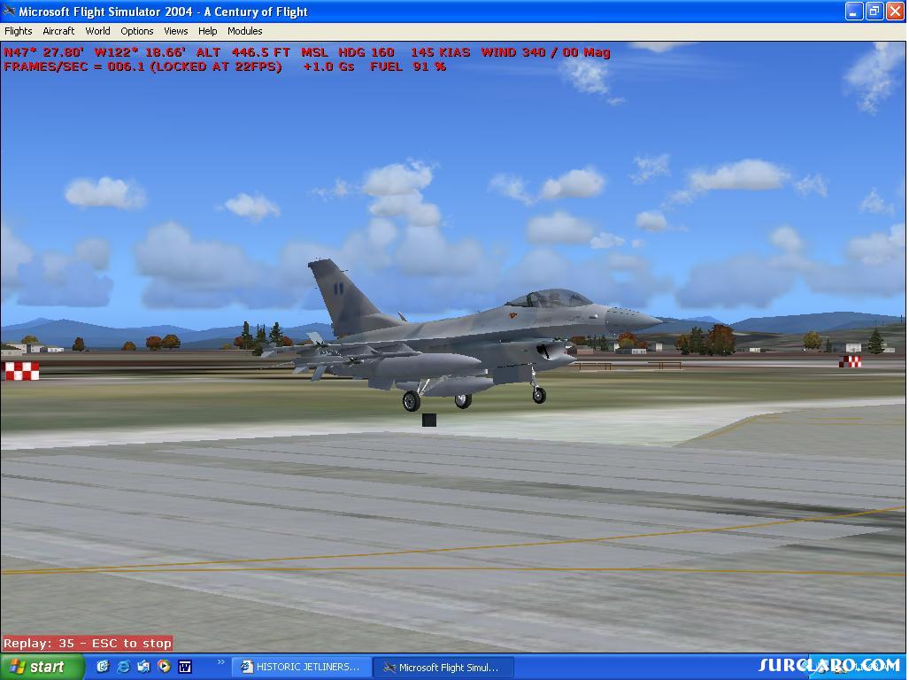 F-16 Landing